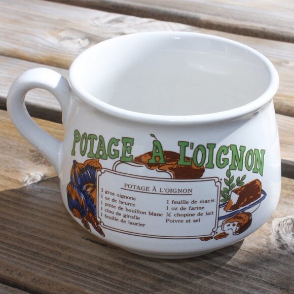Vintage Onion Soup Bowl Soup Crock - Picture 3 of 5